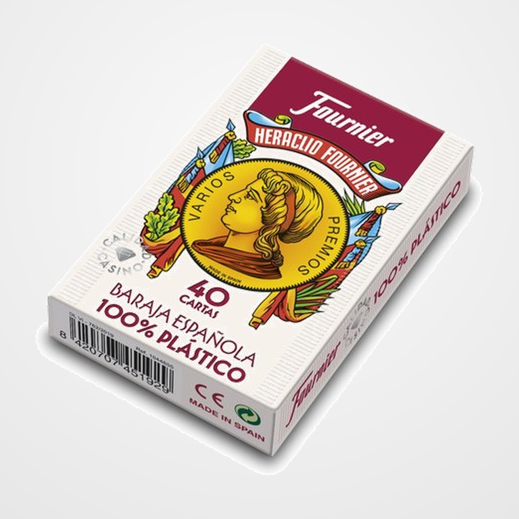 BARAJA ESPAÑOLA PLASTICO 40 CARTAS 2100