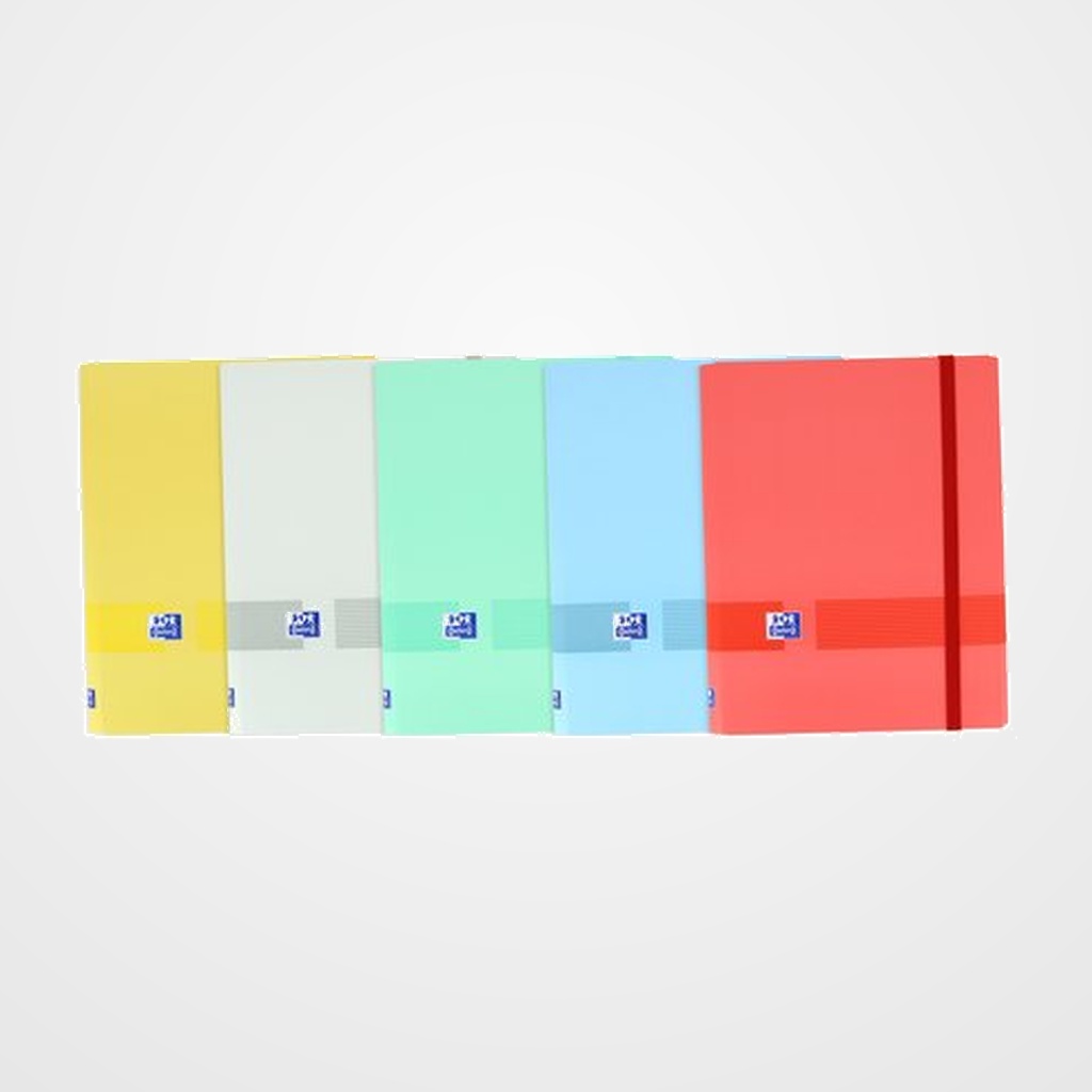 CARPETA de GOMAS y SOLAPAS OXFORD OXFORD&YOU CARTON FORRADO A4+ COL.SUR.(5)