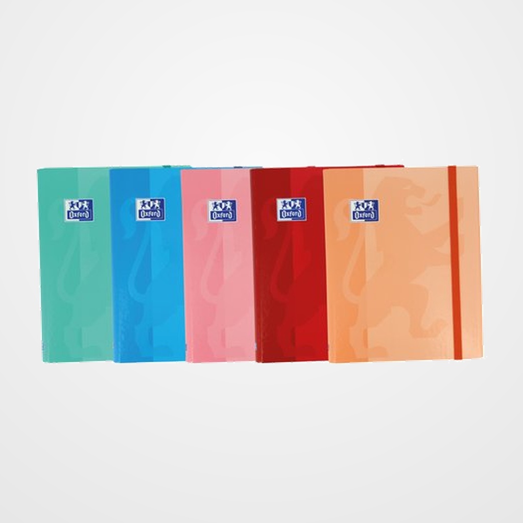 CARPETA de GOMAS y SOLAPAS OXFORD SCHOOL CARTON FORRADO A4 COL.SUR.(5)