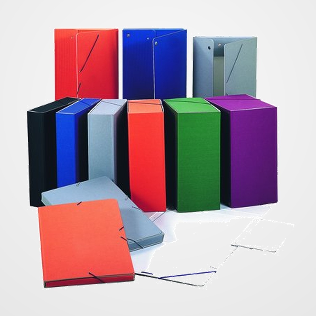 CARPETA de PROYECTOS CARCHIVO TELA A4 BROCHES  9 cm GRIS