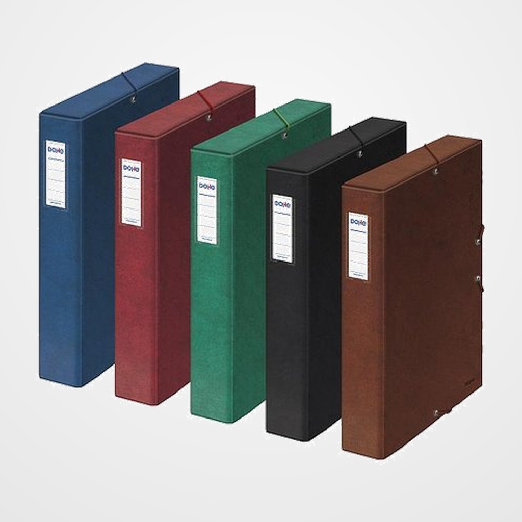 CARPETA de PROYECTOS DOHE CARTON A4 GOMAS 5 cm SURTIDAS