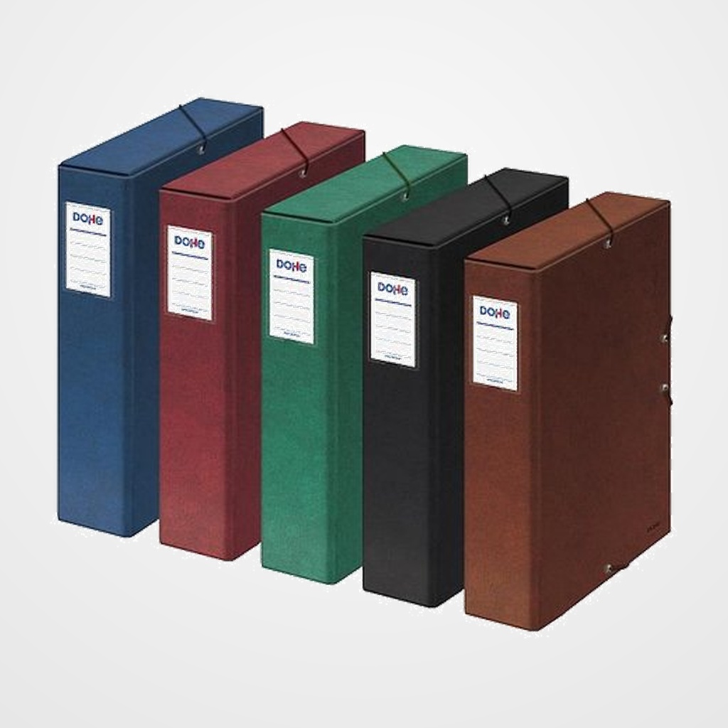 [10402918] CARPETA de PROYECTOS DOHE CARTON A4 GOMAS 7 cm SURTIDAS