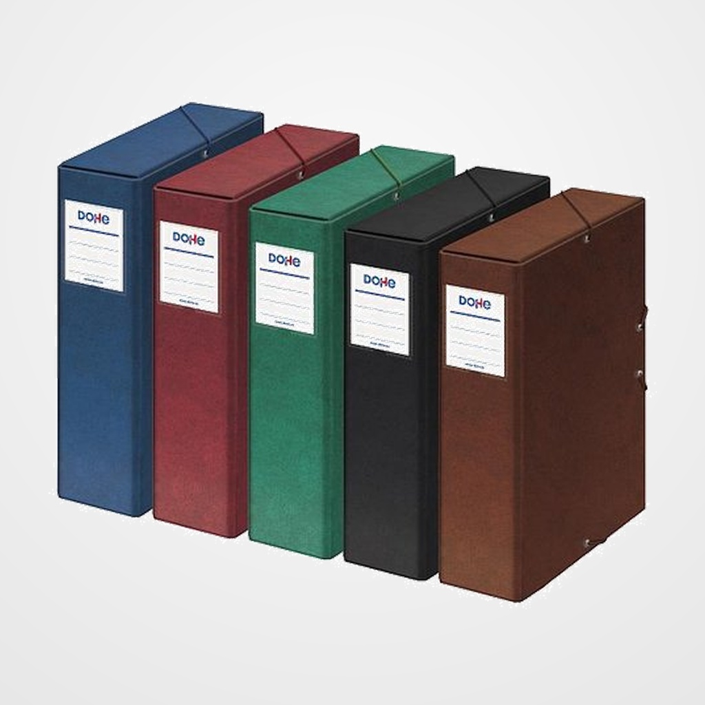 CARPETA de PROYECTOS DOHE CARTON A4 GOMAS 9 cm SURTIDAS