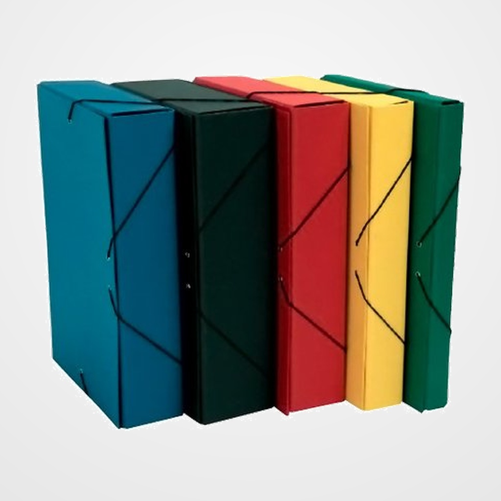 CARPETA de PROYECTOS MARIOLA CANARIAS CARTON FORRADO GELTEX ARMADA CIERRE GOMAS 12cm NEGRO