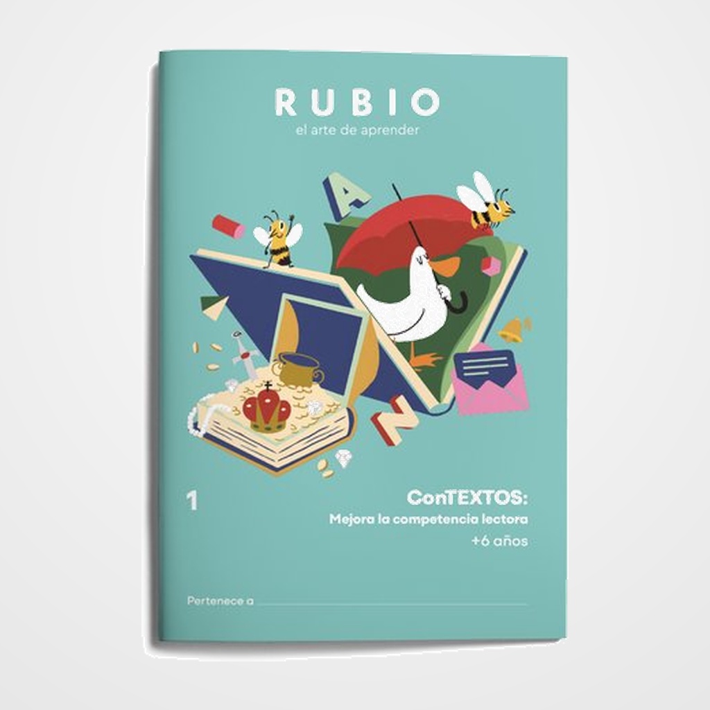 CUADERNO RUBIO A4 COMPETENCIA LECTORA 1º DE PRIMARIA (+6 años)