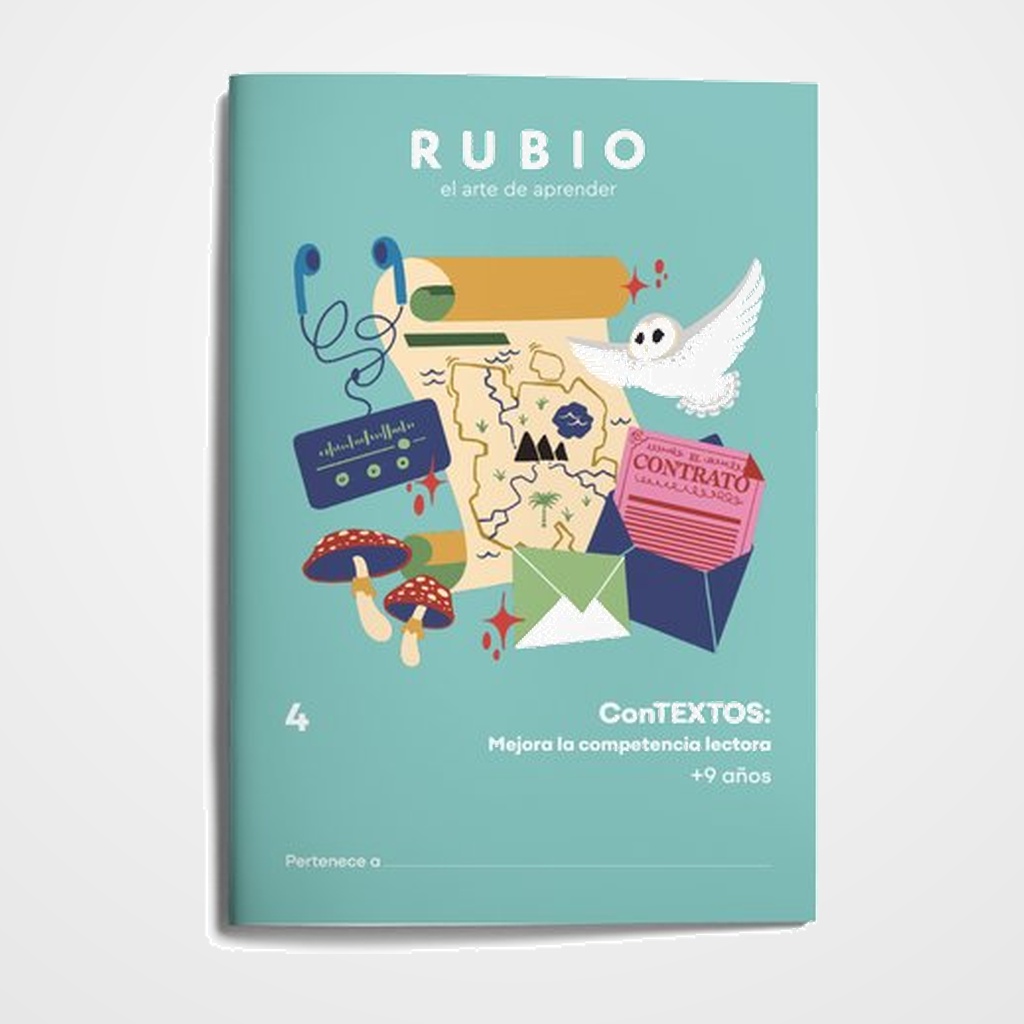 CUADERNO RUBIO A4 COMPETENCIA LECTORA 4º DE PRIMARIA (+9 años)