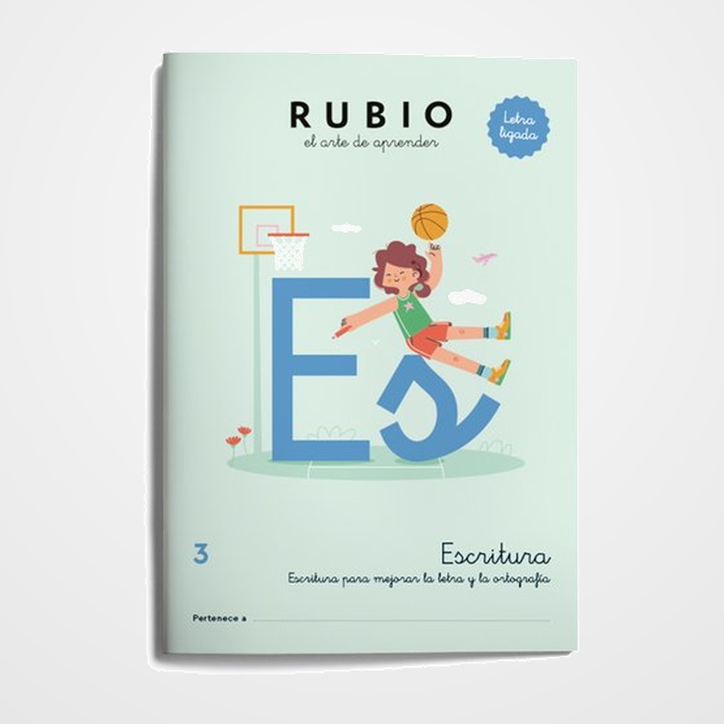 CUADERNO RUBIO A4 ESCRITURA LETRA LIGADA 3 (Primaria)