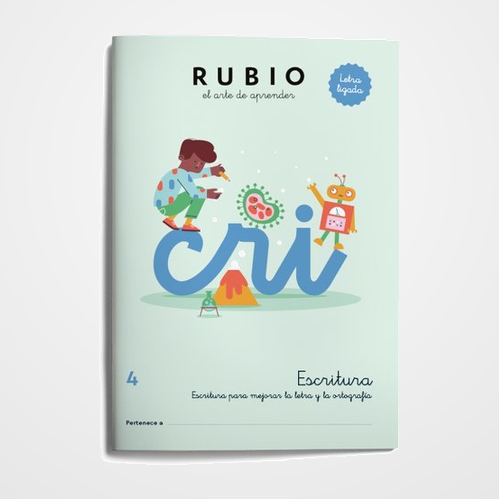 CUADERNO RUBIO A4 ESCRITURA LETRA LIGADA 4 (Primaria)