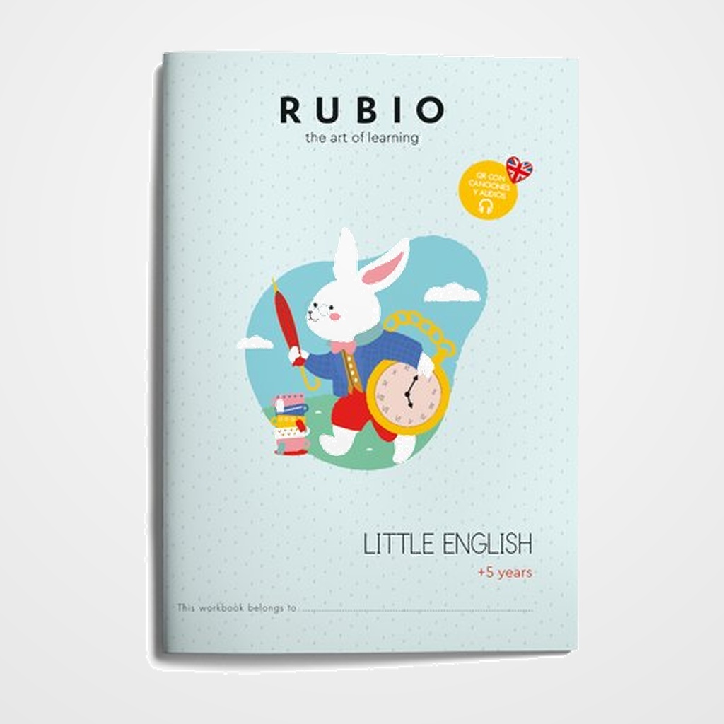CUADERNO RUBIO A4 LITTLE ENGLISH (+5 años)