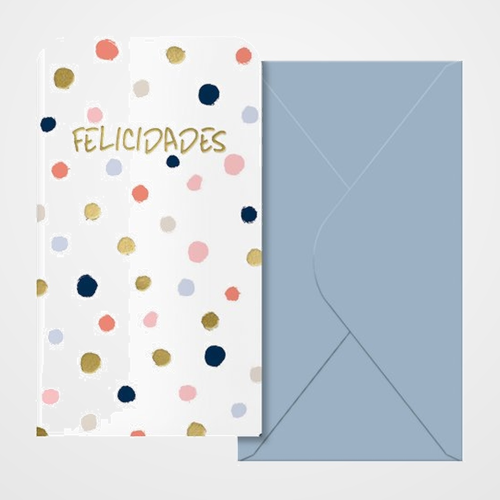 BILLETERO DE FELICITACION DOHE TODO AÑO 90x160 COPOS PACK DE 6