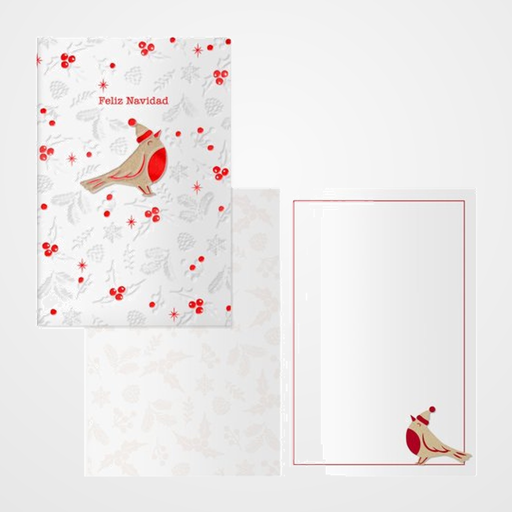 CHRISTMAS DOHE 115x170 BIRD