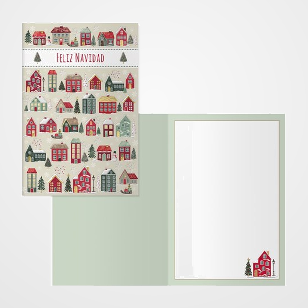 CHRISTMAS DOHE 115x170 CASITAS