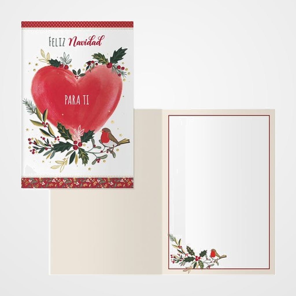 CHRISTMAS DOHE 115x170 CORAZON