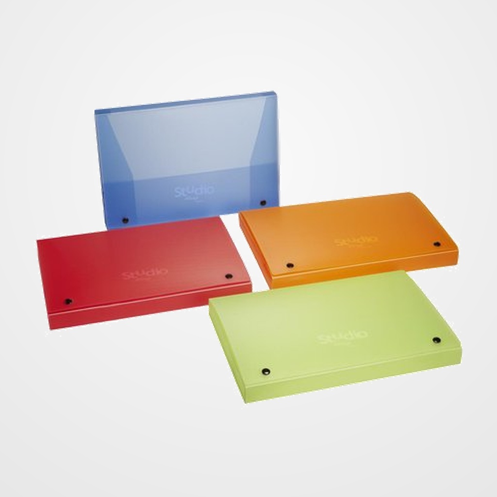 CARPETA de PROYECTOS PARDO STUDIO STYLE A4 BROCHES  3 cm ROSA