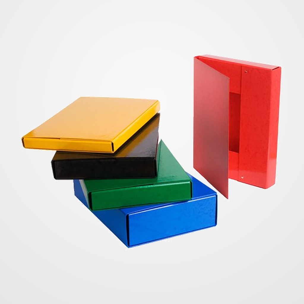 CARPETA de PROYECTOS SARO CARTON FORRADO A4 IMAN 5 cm AZUL