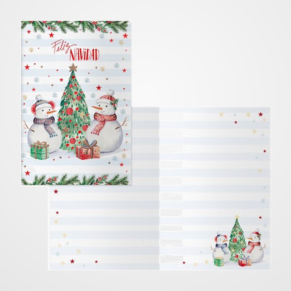 CHRISTMAS DOHE 115x170 SNOWMAN