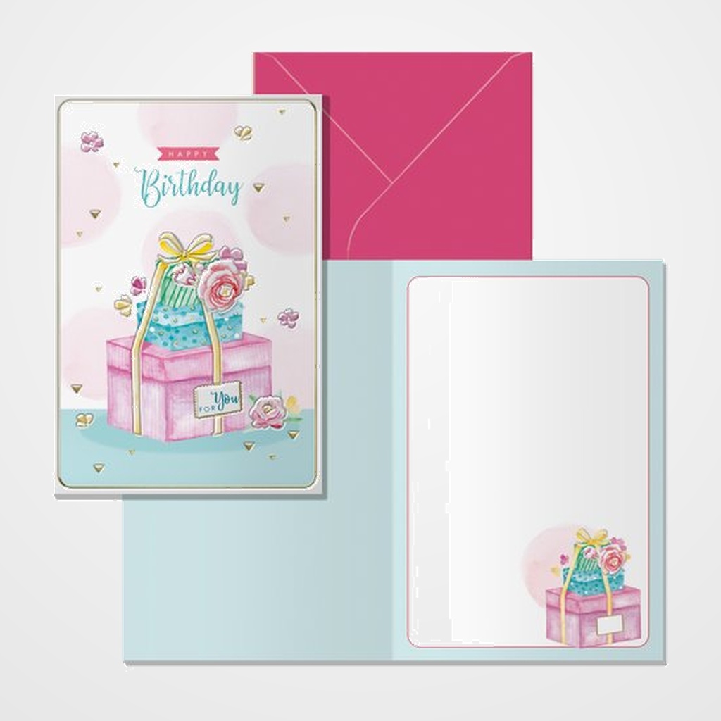 TARJETA DE FELICITACION DOHE 115x170 AROMA