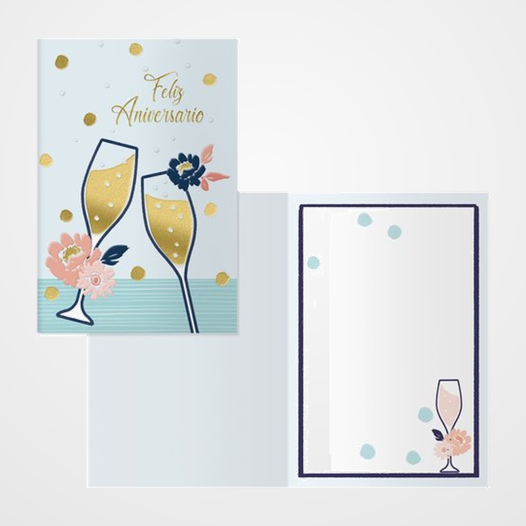 TARJETA DE FELICITACION DOHE 115x170 BRINDIS