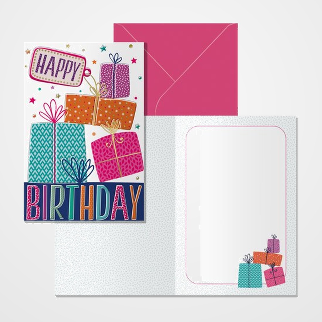 TARJETA DE FELICITACION DOHE 115x170 COLORES