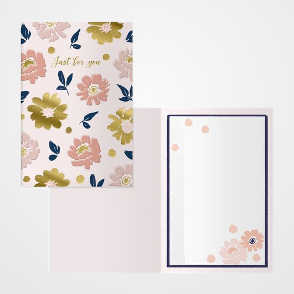 TARJETA DE FELICITACION DOHE 115x170 FLOWERS