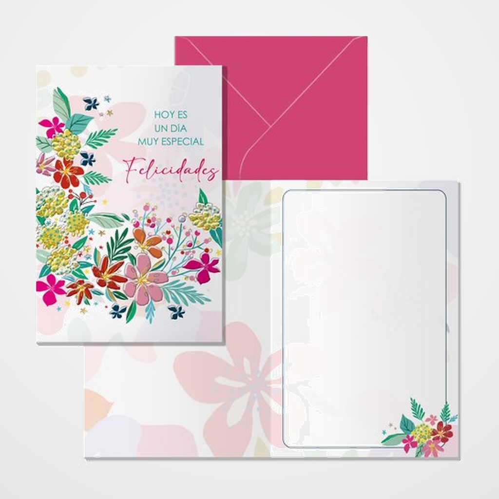 TARJETA DE FELICITACION DOHE 115x170 MIMOSA