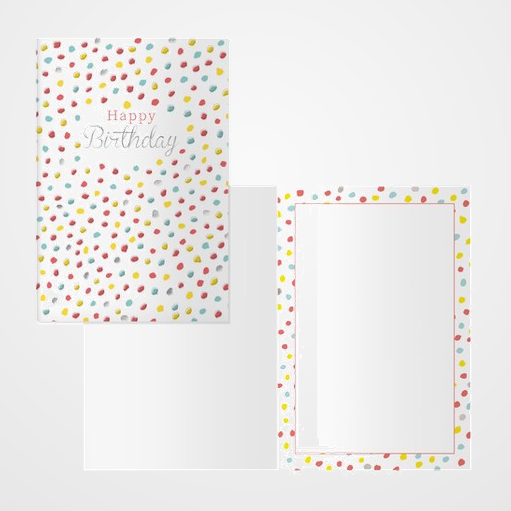 TARJETA DE FELICITACION DOHE 115x170 TOPOS