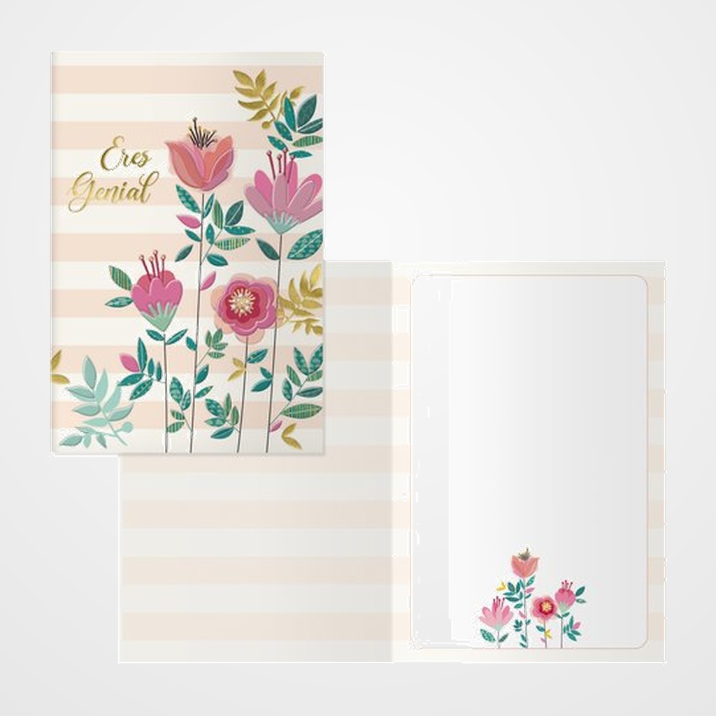 TARJETA DE FELICITACION DOHE 115x170 TULIPANES