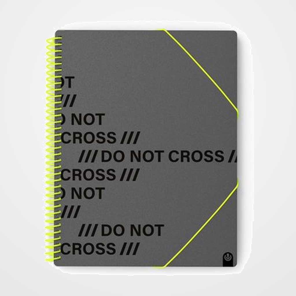 CARPETA FUNDAS (TARIFARIO) CARCHIVO DO NOT CROSS ESPIRAL PP ARCHIVEX A4 40 F. CHARCOAL
