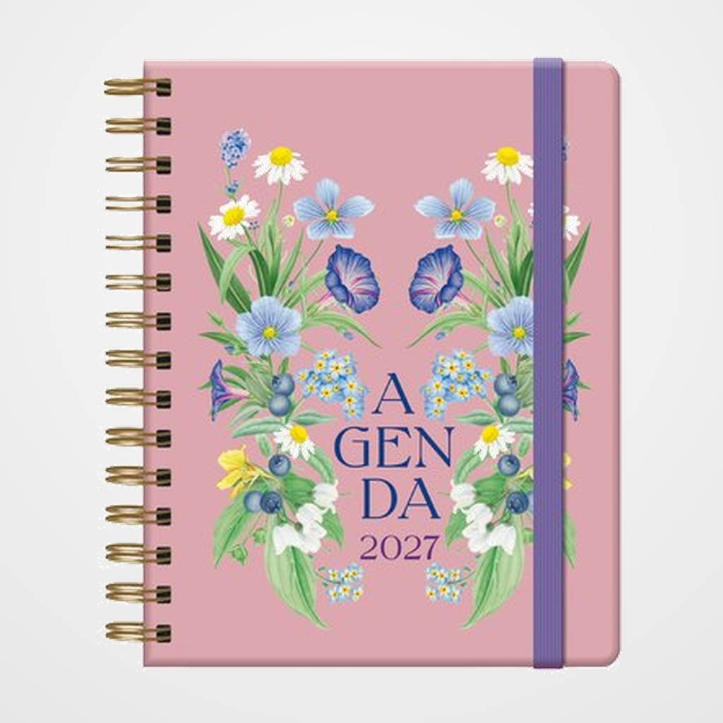 AGENDA ANUAL (2027) BOTANICAL WIRE-O tapa EXTRA 160x210 D/P PROMISE