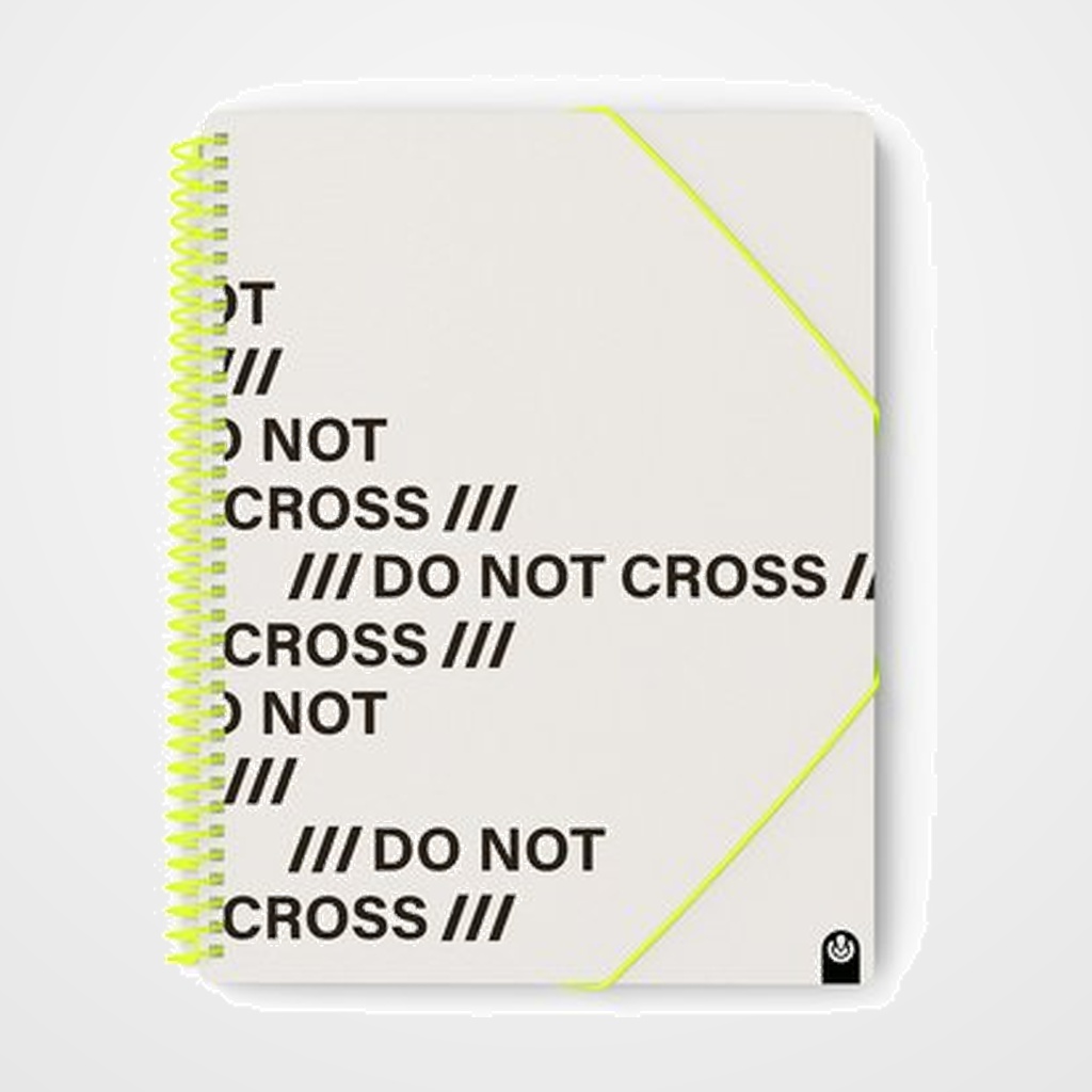 CARPETA FUNDAS (TARIFARIO) CARCHIVO DO NOT CROSS ESPIRAL PP ARCHIVEX A4 40 F. GREY