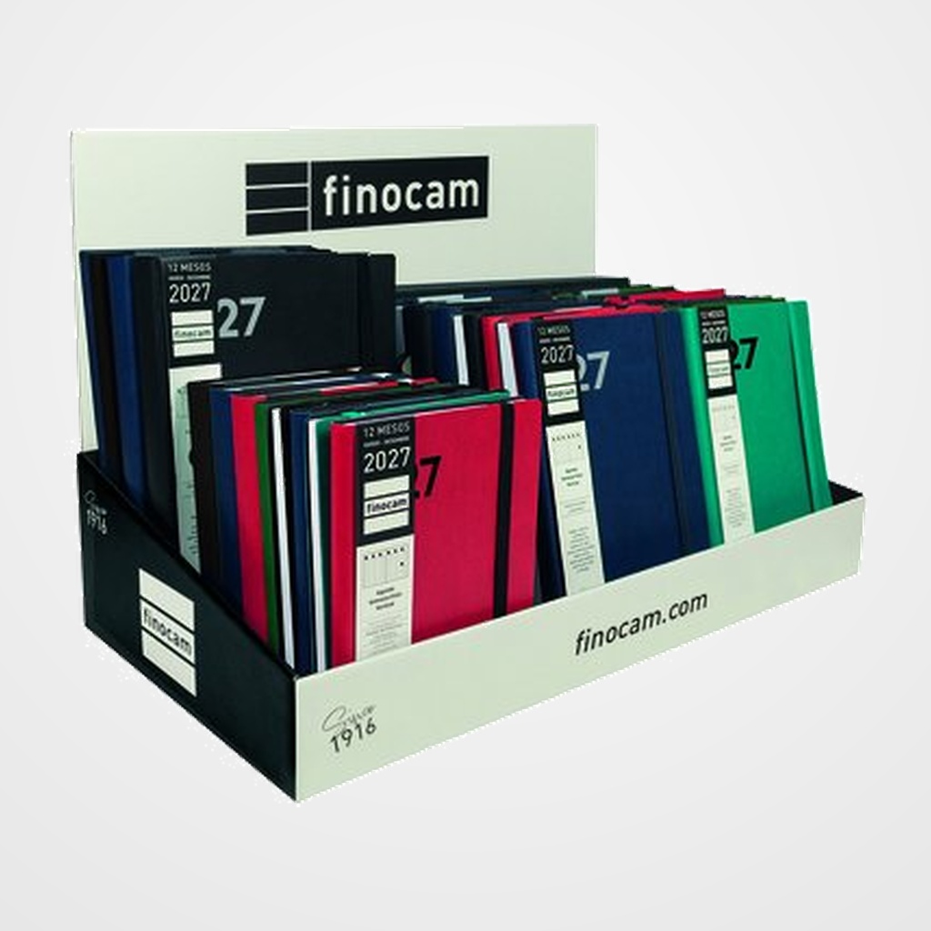 AGENDA ANUAL (2027) CATALAN FINOCAM DYNAMIC MARA ASSORTIMENT EXPOSITOR DE 37