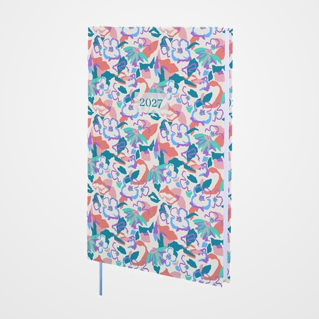 AGENDA ANUAL (2027) CATALAN FINOCAM DYNAMIC PORTO DESIGN COSIDA tapa EXTRA Y10 140x204 S/V MALVA