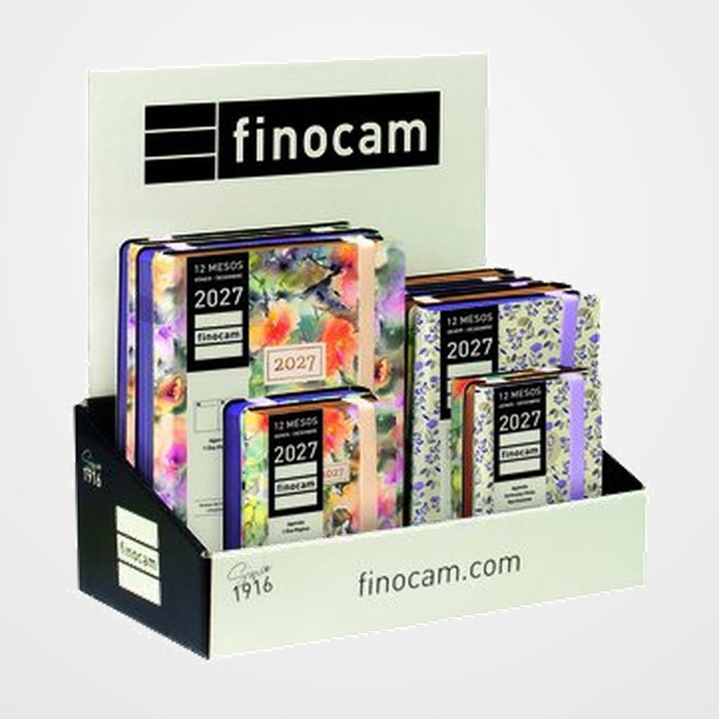 AGENDA ANUAL (2027) CATALAN FINOCAM FLEXI JOY ASSORTIMENT EXPOSITOR DE 15