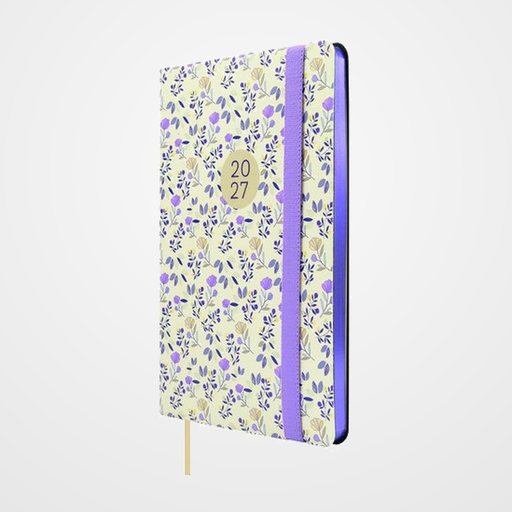 AGENDA ANUAL (2027) CATALAN FINOCAM FLEXI JOY COSIDA tapa FLEXIBLE con GOMA F4 118x168 S/V APAIS. FIONA