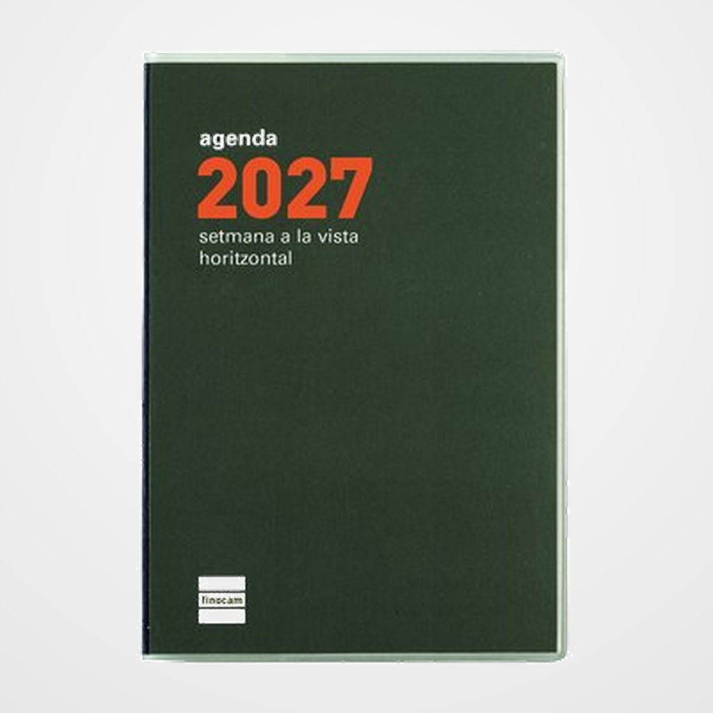 AGENDA ANUAL (2027) CATALAN FINOCAM PLANA MIN COSIDA tapa PP PL3 82x127 S/V APAIS.