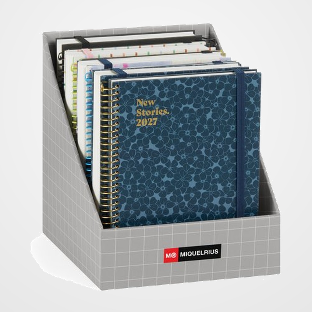 AGENDA ANUAL (2027) CATALAN MIQUELRIUS PLUS ESPIRAL ASSORTIMENT EXPOSITOR DE 10
