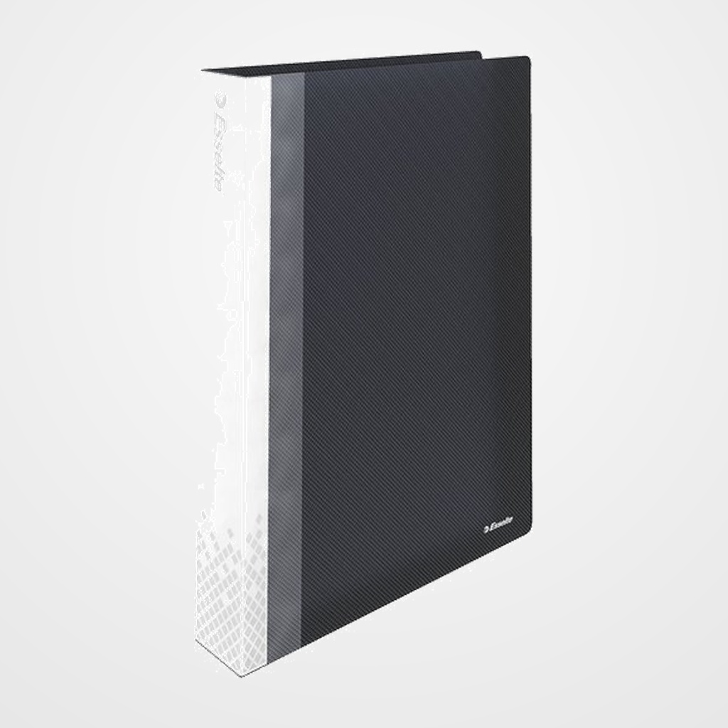 CARPETA FUNDAS (TARIFARIO) ESSELTE PP RIGIDO A4  80 F. NEGRO