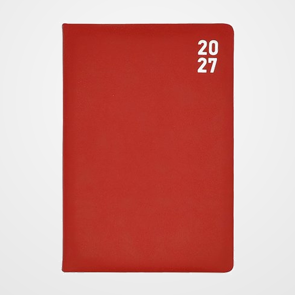 AGENDA ANUAL (2027) DIDEX BOSTON COSIDA tapa DURA 170x240 24DZ D/P ROJO