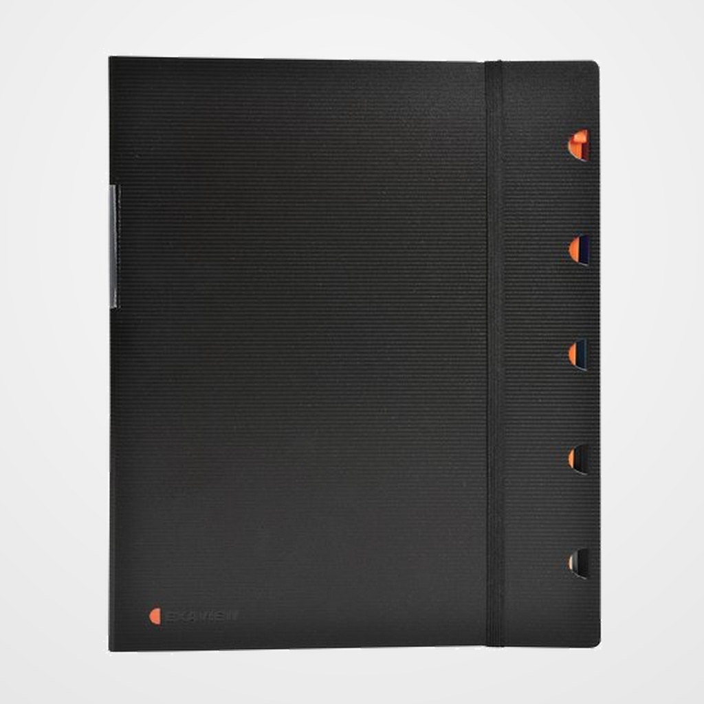 CARPETA FUNDAS (TARIFARIO) EXACOMPTA ESPIRAL PP EXAVIEW A4 30 F. NEGRO