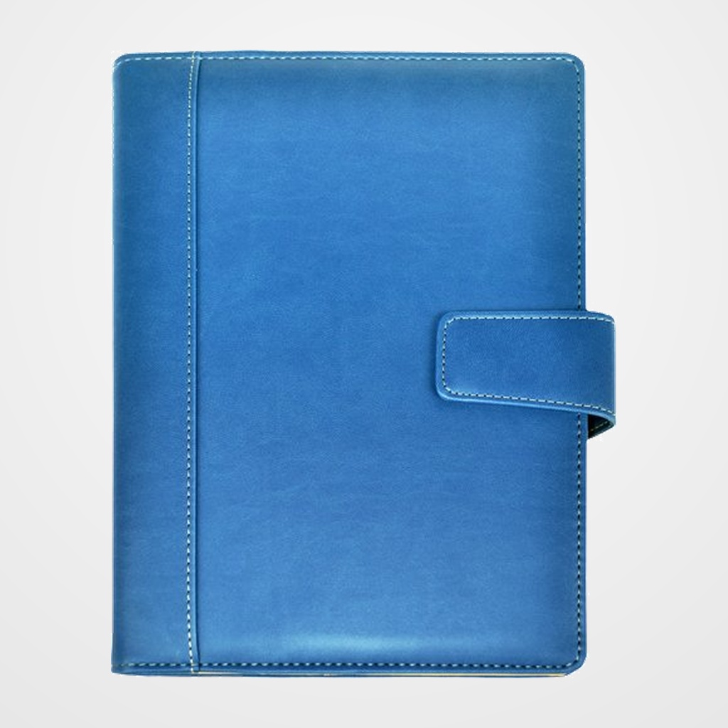 AGENDA ANUAL (2027) DIDEX VENECIA COSIDA con FUNDA ACOLCHADA cierre MAGENTICO 170x240 24DP D/P AZUL