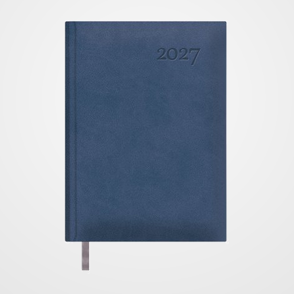 AGENDA ANUAL (2027) DOHE LAUSANA COSIDA tapa EXTRA POLIPIEL 140x200 D/P AZUL
