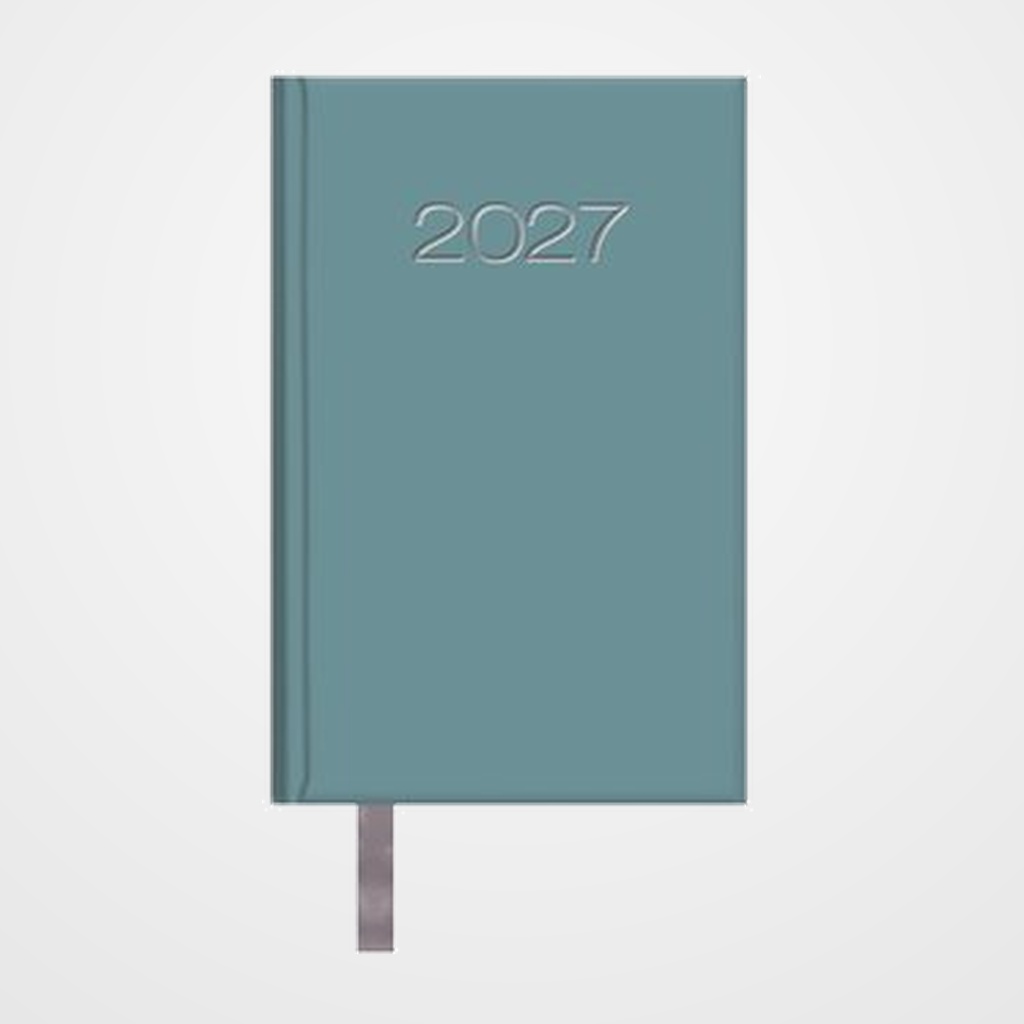 AGENDA ANUAL (2027) DOHE LISBOA COSIDA tapa EXTRA POLIPIEL 85x130 S/V VERDE