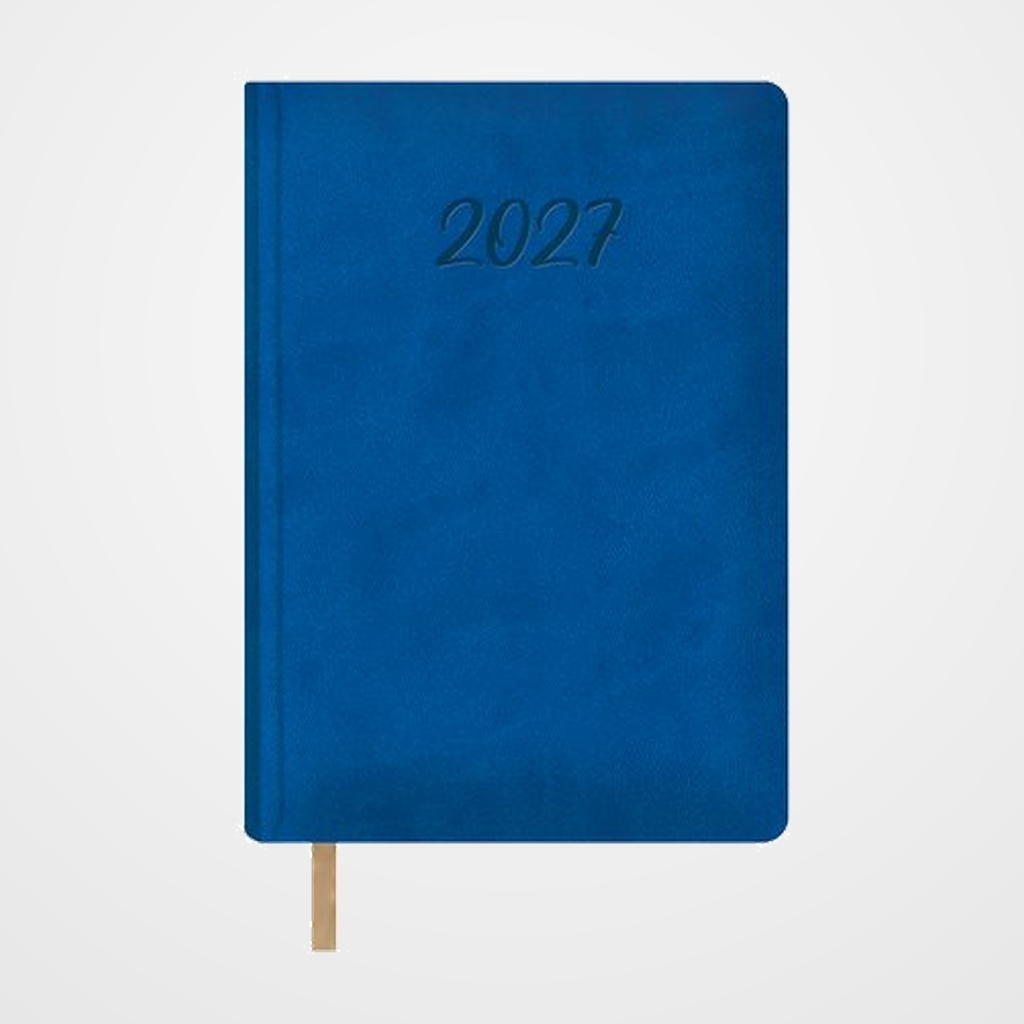 AGENDA ANUAL (2027) DOHE SAMBA COSIDA tapa EXTRA POLIPIEL 150x210 D/P AZUL