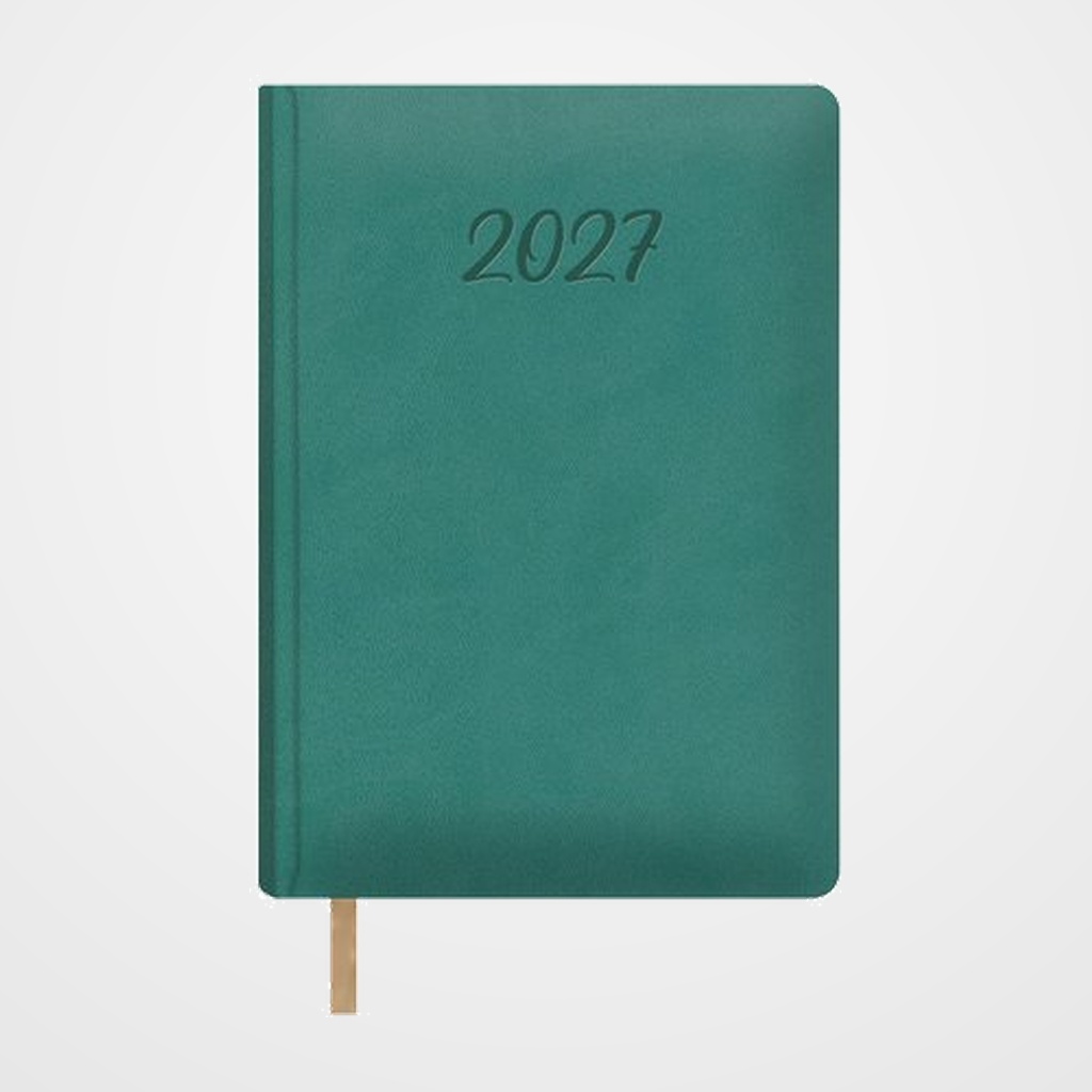 AGENDA ANUAL (2027) DOHE SAMBA COSIDA tapa EXTRA POLIPIEL 150x210 D/P VERDE