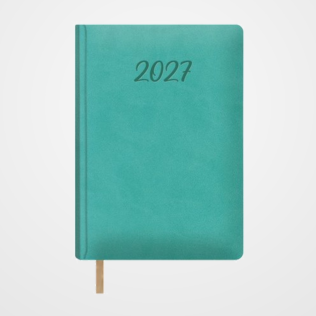 AGENDA ANUAL (2027) DOHE SAMBA COSIDA tapa EXTRA POLIPIEL 150x210 D/P VERDE MENTA