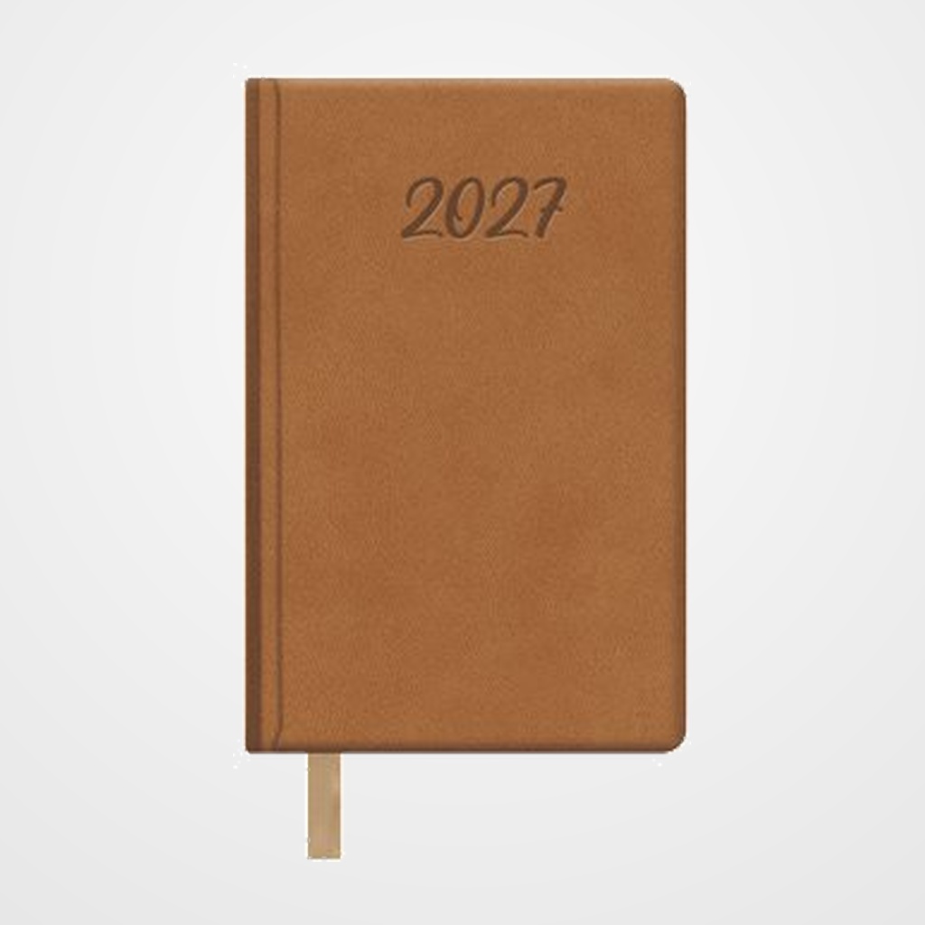 AGENDA ANUAL (2027) DOHE SAMBA COSIDA tapa EXTRA POLIPIEL 85x130 S/V CAMEL