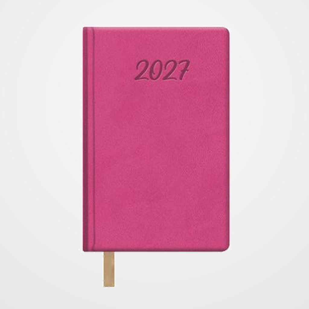 AGENDA ANUAL (2027) DOHE SAMBA COSIDA tapa EXTRA POLIPIEL 85x130 S/V FUCSIA