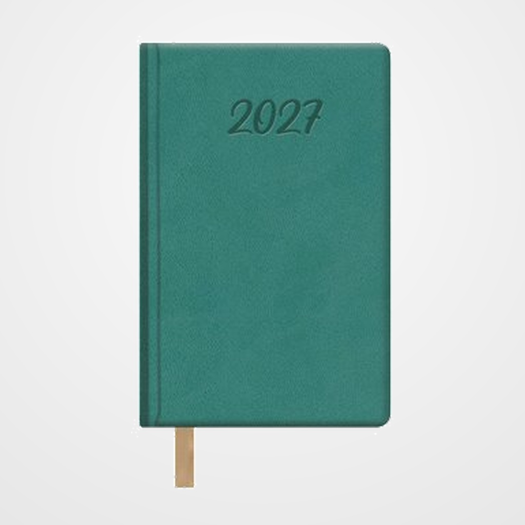 AGENDA ANUAL (2027) DOHE SAMBA COSIDA tapa EXTRA POLIPIEL 85x130 S/V VERDE