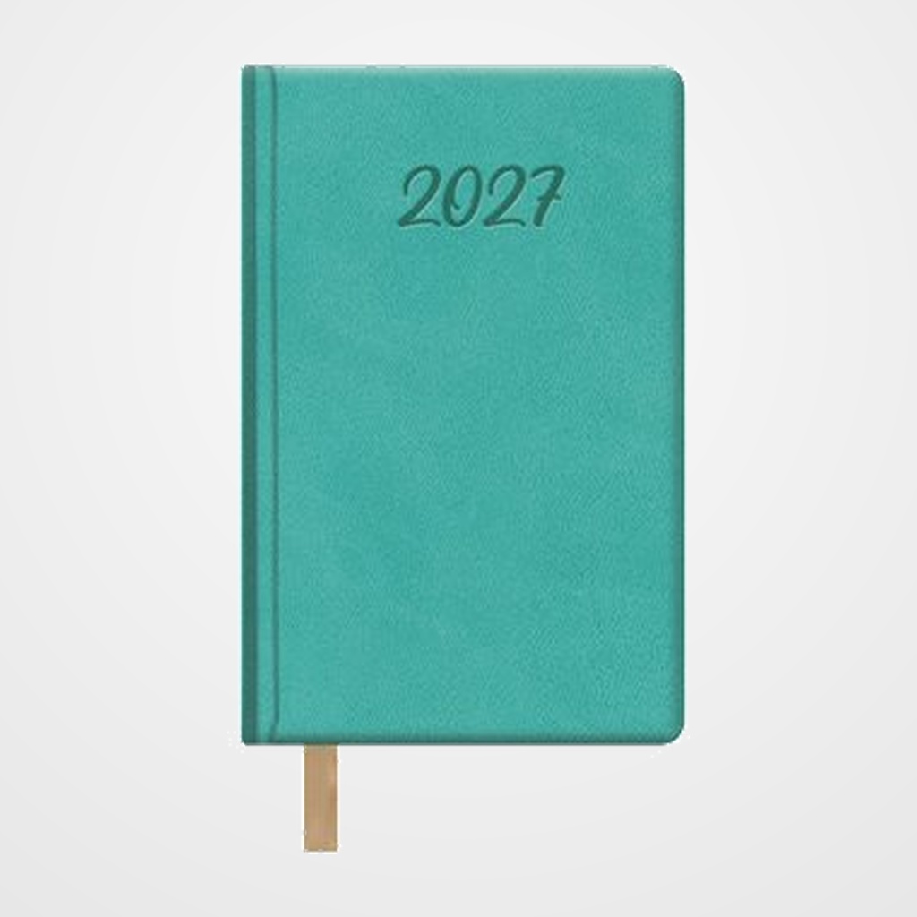 AGENDA ANUAL (2027) DOHE SAMBA COSIDA tapa EXTRA POLIPIEL 85x130 S/V VERDE MENTA