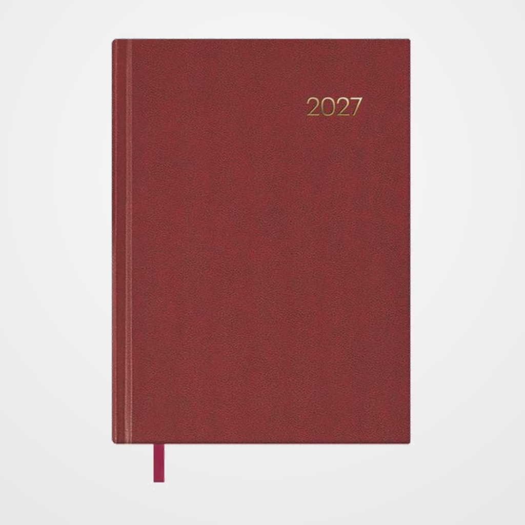 AGENDA ANUAL (2027) DOHE SEGOVIA COSIDA tapa EXTRA 170x240 D/P BURDEOS